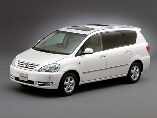 Характеристики автомобиля Toyota Ipsum 2.4 240i type S (06.2002 - 09.2003): фото, вместимость, скорость, двигатель, топливо, масса, отзывы