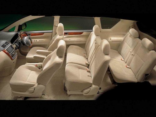 Характеристики автомобиля Toyota Ipsum 2.4 240s aero tourer 4WD (7 seater) (05.2001 - 09.2003): фото, вместимость, скорость, двигатель, топливо, масса, отзывы