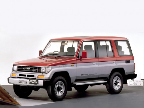 Характеристики автомобиля Toyota Land Cruiser Prado 2.4DT 70 Prado EX (08.1991 - 04.1993): фото, вместимость, скорость, двигатель, топливо, масса, отзывы