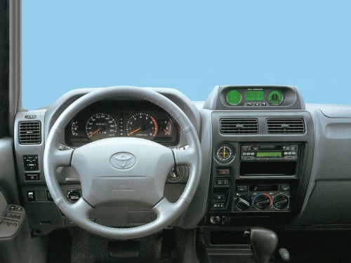 Характеристики автомобиля Toyota Land Cruiser Prado 3.4 AT VX R1 5 мест 5dr. (01.1997 - 05.1999): фото, вместимость, скорость, двигатель, топливо, масса, отзывы