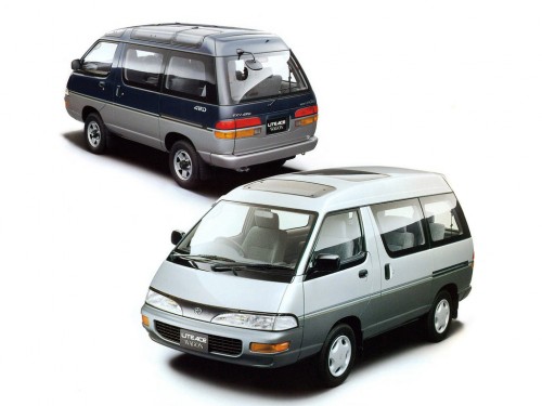 Характеристики автомобиля Toyota Lite Ace 2.0 FXV limited skylight roof (01.1992 - 07.1993): фото, вместимость, скорость, двигатель, топливо, масса, отзывы