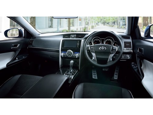 Характеристики автомобиля Toyota Mark X 2.5 250G F Package Four 4WD (11.2016 - 12.2019): фото, вместимость, скорость, двигатель, топливо, масса, отзывы