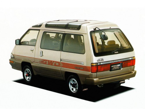 Характеристики автомобиля Toyota Master Ace Surf 2.0DT Super touring high roof (08.1988 - 12.1991): фото, вместимость, скорость, двигатель, топливо, масса, отзывы