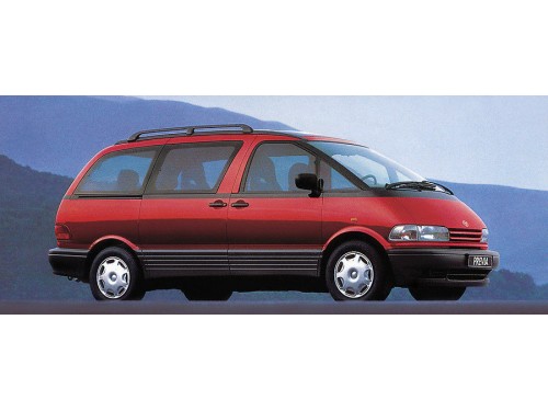 Характеристики автомобиля Toyota Previa 2.4 MT GL (01.1992 - 12.1993): фото, вместимость, скорость, двигатель, топливо, масса, отзывы