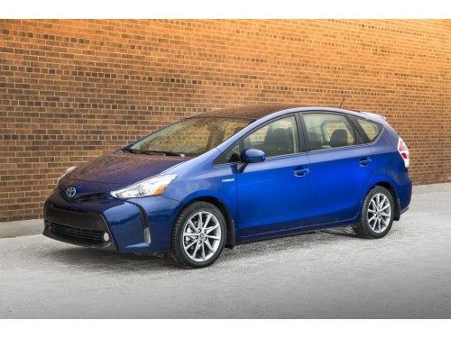 Характеристики автомобиля Toyota Prius v 1.8h CVT Two (11.2014 - 03.2018): фото, вместимость, скорость, двигатель, топливо, масса, отзывы