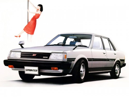 Характеристики автомобиля Toyota Sprinter 1300 Special DX (08.1981 - 04.1983): фото, вместимость, скорость, двигатель, топливо, масса, отзывы