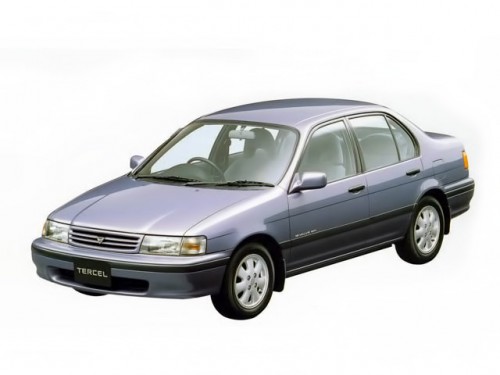 Характеристики автомобиля Toyota Tercel 1.5 VE (09.1990 - 07.1992): фото, вместимость, скорость, двигатель, топливо, масса, отзывы