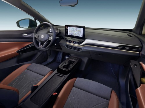 Характеристики автомобиля Volkswagen ID.4 52 kWh Pure Performance Style (01.2021 - н.в.): фото, вместимость, скорость, двигатель, топливо, масса, отзывы