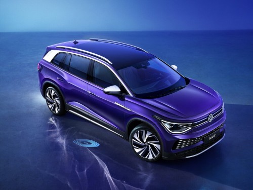Характеристики автомобиля Volkswagen ID.6 X 62.6 kWh X Pure (06.2021 - н.в.): фото, вместимость, скорость, двигатель, топливо, масса, отзывы