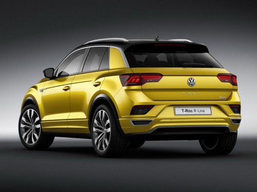 Характеристики автомобиля Volkswagen T-Roc 1.0 TSI MT (11.2017 - 11.2020): фото, вместимость, скорость, двигатель, топливо, масса, отзывы