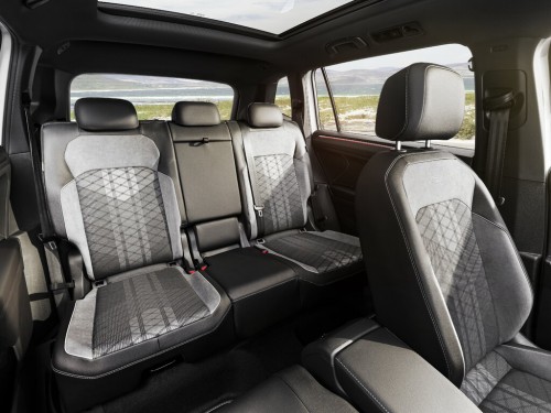 Характеристики автомобиля Volkswagen Tiguan Allspace 2.0 TDI DSG 4Motion Elegance (05.2021 - н.в.): фото, вместимость, скорость, двигатель, топливо, масса, отзывы