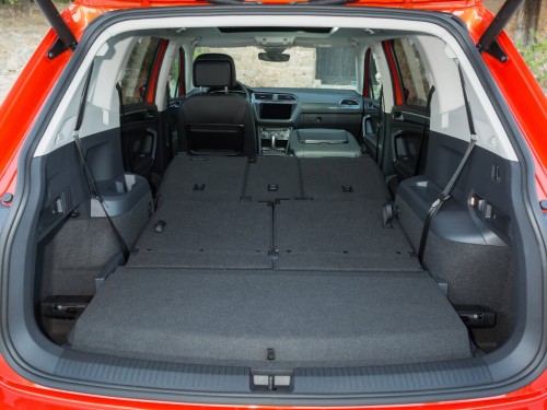 Характеристики автомобиля Volkswagen Tiguan Allspace 2.0 TSI DSG 4Motion United (09.2018 - 06.2020): фото, вместимость, скорость, двигатель, топливо, масса, отзывы