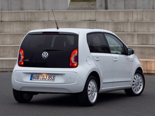 Характеристики автомобиля Volkswagen up! 1.0 AMT high up! 5dr. (10.2012 - 03.2016): фото, вместимость, скорость, двигатель, топливо, масса, отзывы